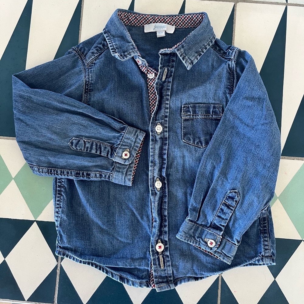 Boy jean shirt JACADI 18 months